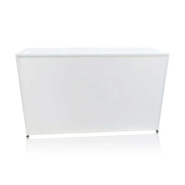 6FT BLANC REGISTRATION COUNTER