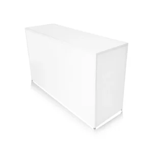 6FT BLANC REGISTRATION COUNTER W/CABLE GROMMETS