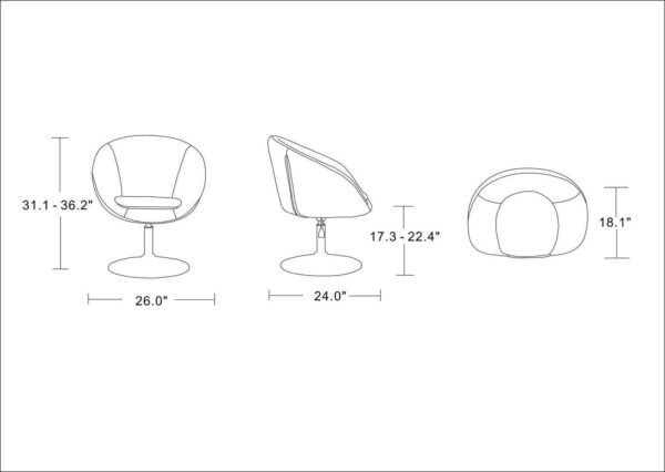 Apollo Chair Black - Image 3