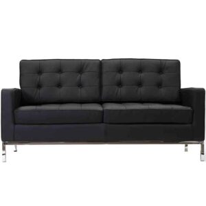 CITY LOFT LOVESEAT BLACK