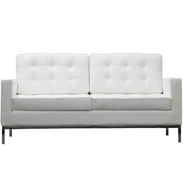 CITY LOFT LOVESEAT WHITE