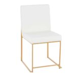 GATSBY GOLD WHITE CHAIR