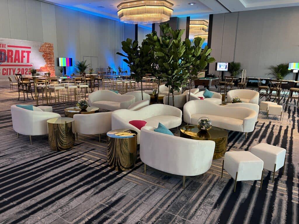 corporate event furniture trends in denver