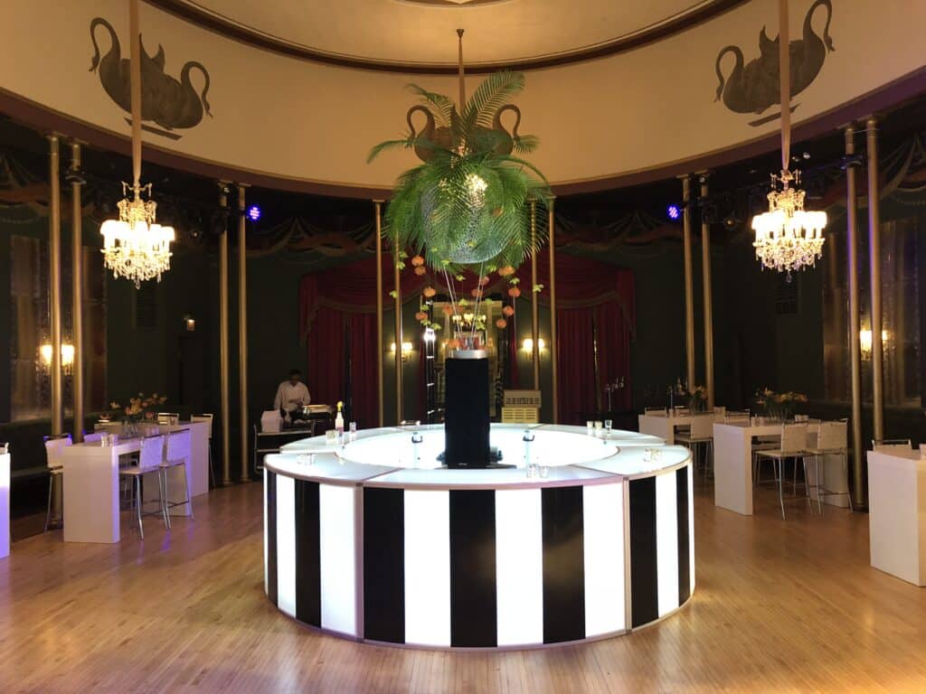 denver round led bar rental